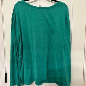 Xersion Teal Long Sleeve Top